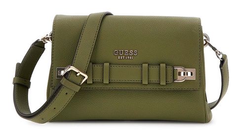 GUESS Gregoria Crossbody Flap Bag Olive