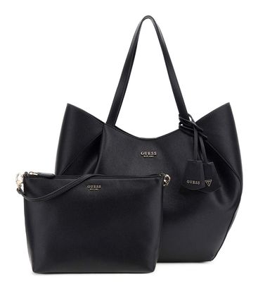 GUESS Amorette 2 in 1 Tote Bag Black GUESS Amorette 2 in 1 Tote Bag Black