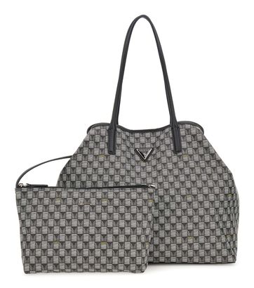 GUESS G Wave II 2 in 1 Tote L Black Logo