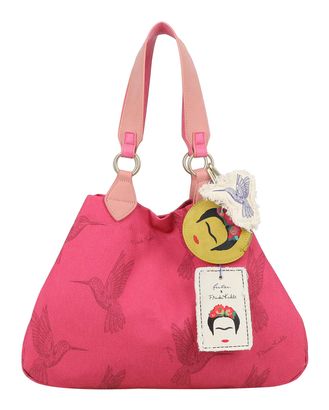 Fritzi aus Preußen Fritzi x Frida Kahlo Izzy Limited Kolibri Canvas Shopper M Pinki