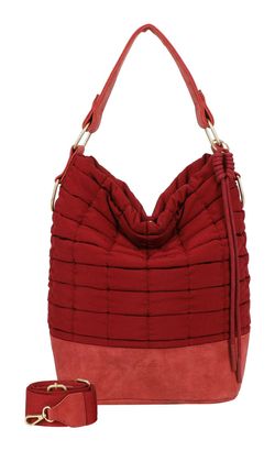 Fritzi aus Preußen Brigitte X Fritzi Olga Limited Bubble Hobo Bag Red Wine