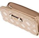 GUESS Silia SLG Large Zip Around Wallet L Biscotti Logo GUESS Silia SLG Large Zip Around Wallet L Biscotti Logo