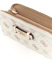 GUESS Silia SLG Large Zip Around Wallet L Vanilla Logo GUESS Silia SLG Large Zip Around Wallet L Vanilla Logo