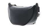 Ted Baker Lorreen Webbing Leather Half Moon Crossbody Bag Black