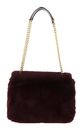 Ted Baker Anilie Detail Faux Fur Shoulder Bag Wine Ted Baker Anilie Detail Faux Fur Shoulder Bag Wine