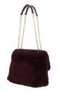 Ted Baker Anilie Detail Faux Fur Shoulder Bag Wine Ted Baker Anilie Detail Faux Fur Shoulder Bag Wine