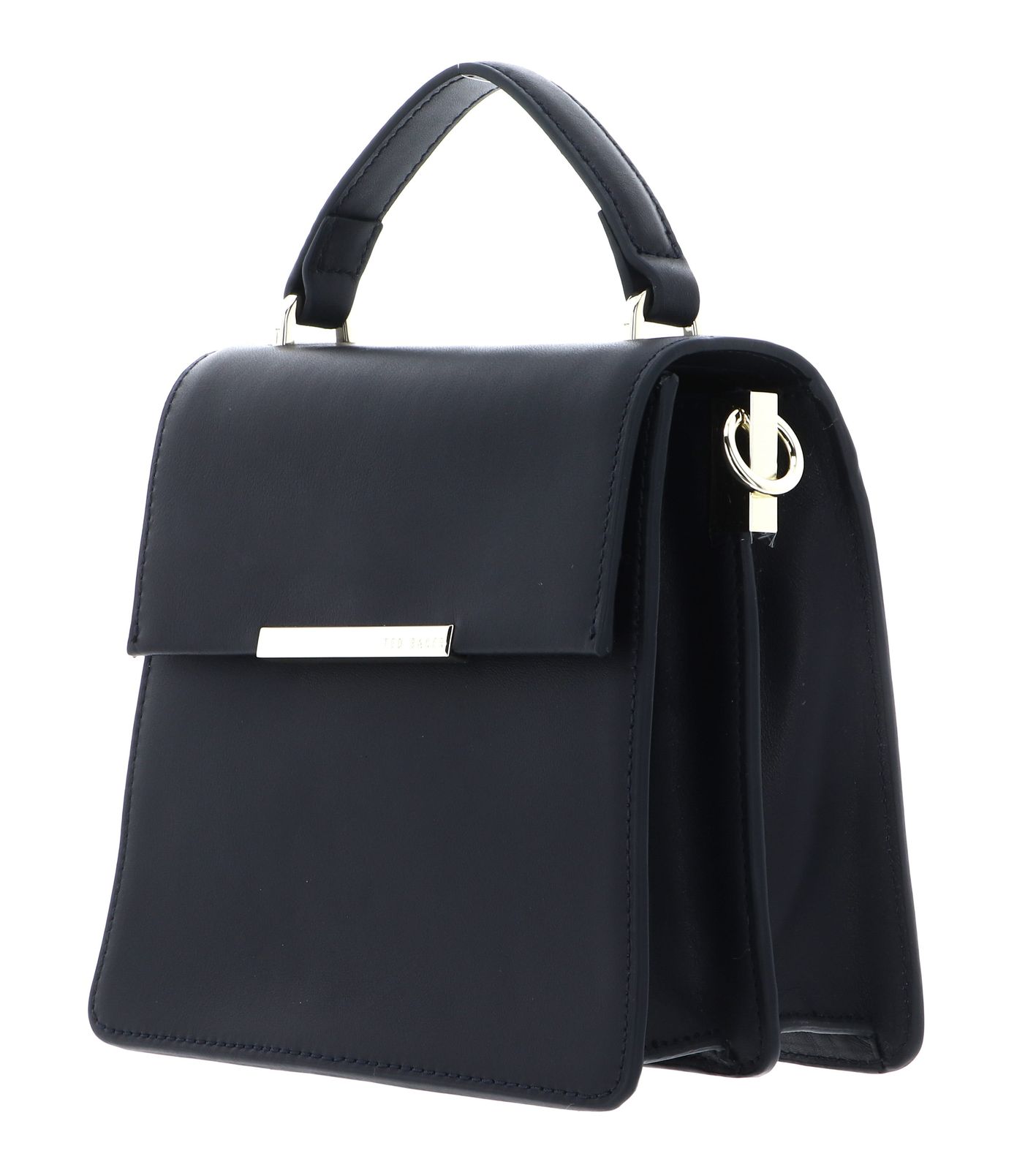 Ted Baker Reylynn Bar Detail Top Handle Bag M Navy Ted Baker Reylynn Bar Detail Top Handle Bag M Navy