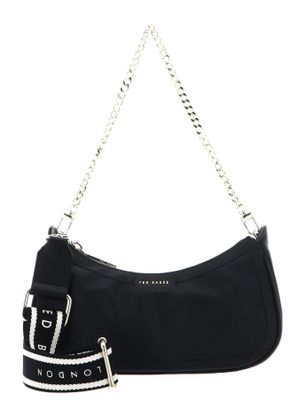 Ted Baker Laarna Webbing Leather Shoulder Bag S Black