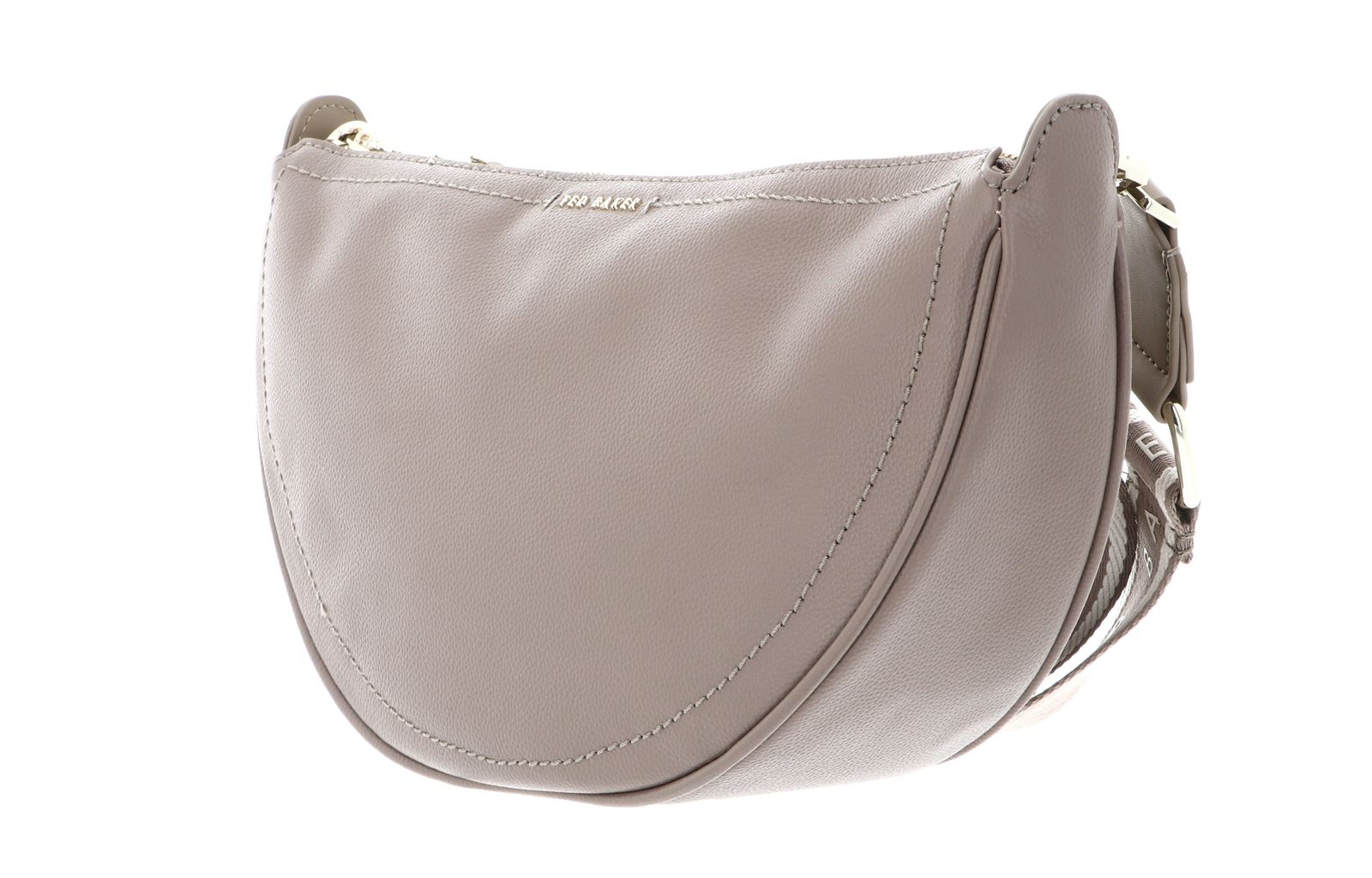 Ted Baker Lorreen Webbing Leather Half Moon Crossbody Bag Taupe Ted Baker Lorreen Webbing Leather Half Moon Crossbody Bag Taupe