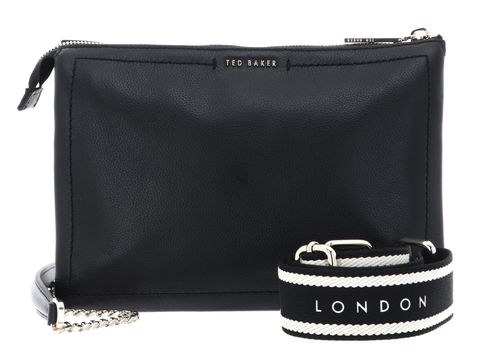 Ted Baker Larinda Webbing Leather Crossbody Bag S Black