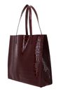 Ted Baker Wenonaa Croc Effect Icon Bag S Wine