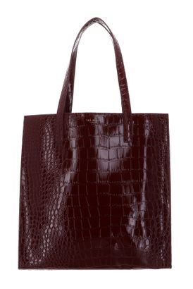 Ted Baker Wenella Croc Effect Icon Bag L Wine Ted Baker Wenella Croc Effect Icon Bag L Wine