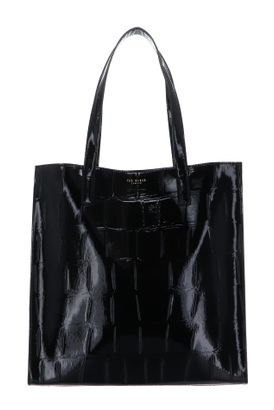Ted Baker Vannda Croc Effect Icon Bag L Black