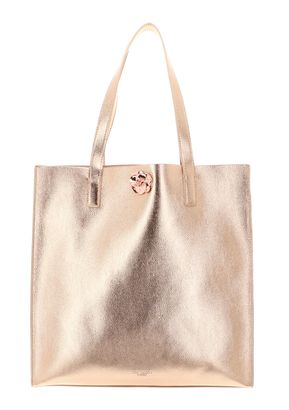 Ted Baker Rosmah Rose Detail Metallic Icon Bag L Rosegold
