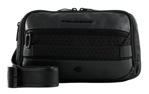 PIQUADRO Hexagon Exp. Bum Bag Nero