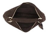 abro Leather Suede Weaving Hobo Bag Nana S Dark Brown