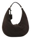 abro Leather Suede Weaving Hobo Bag Nana S Dark Brown