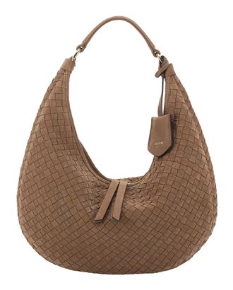 abro Leather Suede Weaving Hobo Bag Nana S Camel