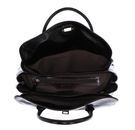 abro Leather Alias Soft Shopper Accordion Dark Brown