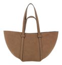 abro Leather Suede Shopper COSMO M Camel