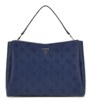 GUESS Tisha Girlfriend Satchel Midnight Logo