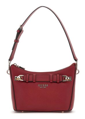 GUESS Gregoria Top Zip Shoulder Bag Red GUESS Gregoria Top Zip Shoulder Bag Red