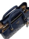 GUESS Tisha Girlfriend Satchel Midnight Logo