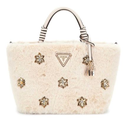 GUESS Shaida Tote Bag Stone