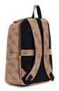 GUESS U-Zip Backpack Latte Logo / Brown