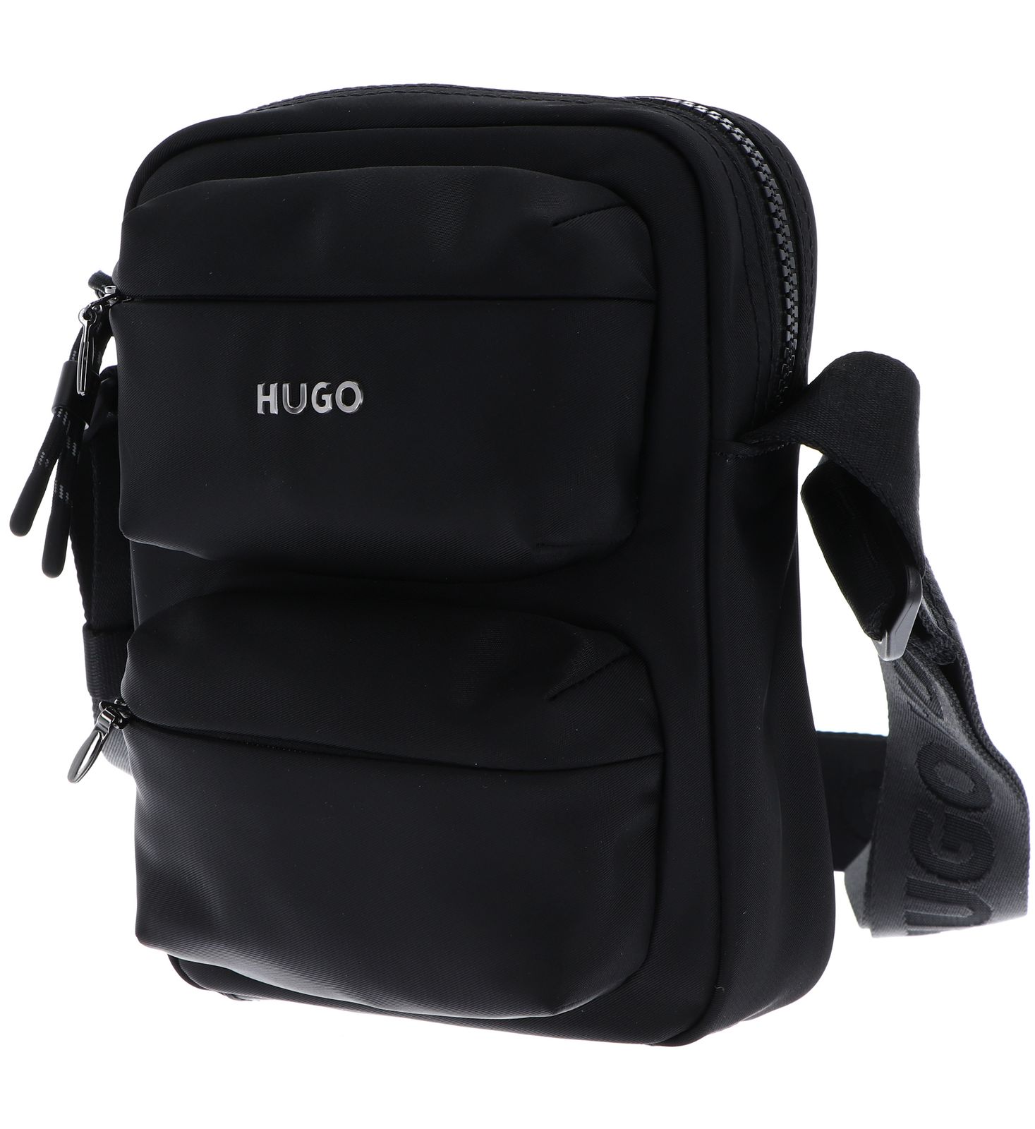 HUGO Godric Reporter Bag Black HUGO Godric Reporter Bag Black