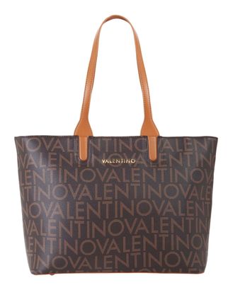 VALENTINO Regina Re Shopping Bag Moro / Naturale