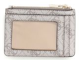 GUESS Laurel II SLG Card Case Dark Taupe Logo