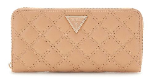 GUESS Giully II SLG Zip Around Wallet L Beige