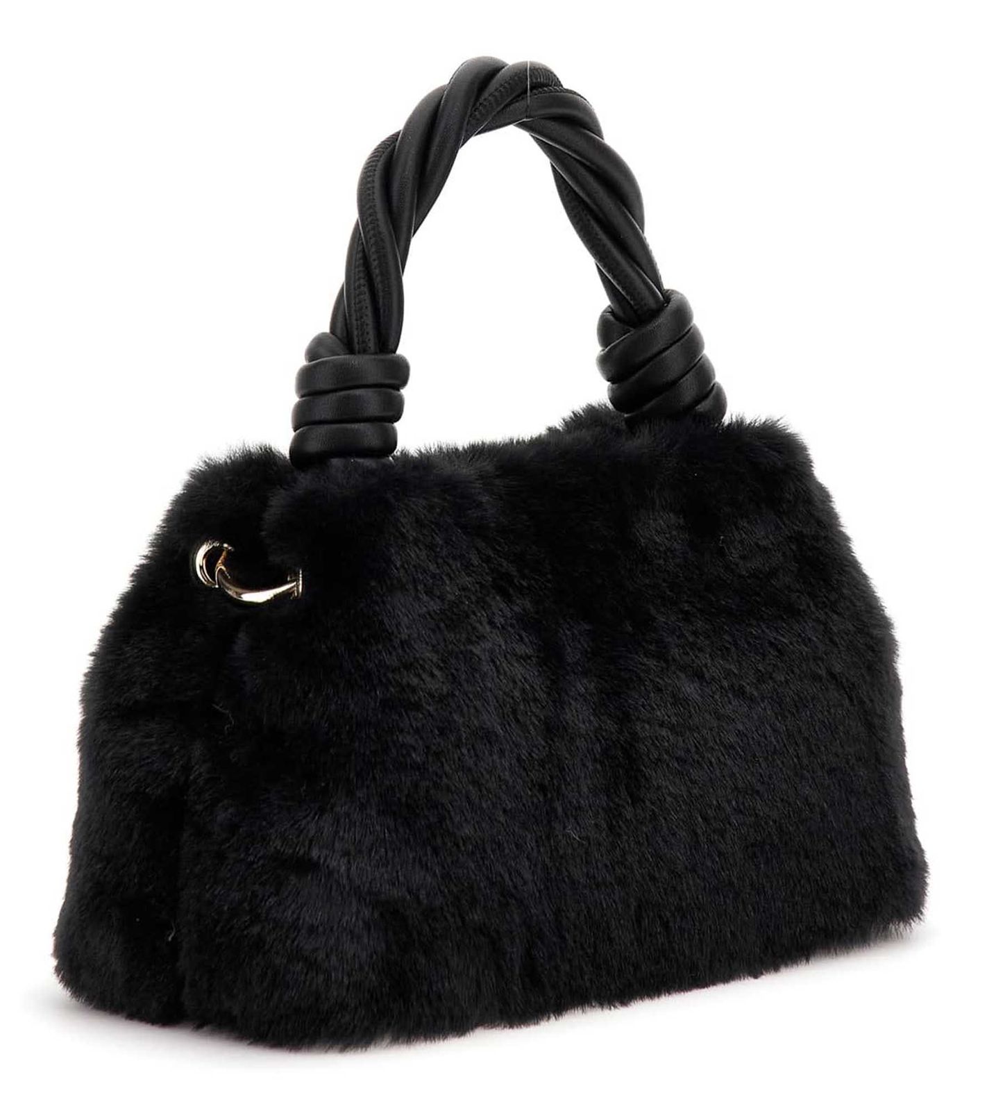 GUESS Shaida Top Handle Flap Crossbody Bag Black GUESS Shaida Top Handle Flap Crossbody Bag Black