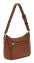 GUESS Gregoria Top Zip Shoulder Bag Cognac