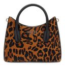 GUESS Domitilla Mini Satchel Bag Leopard