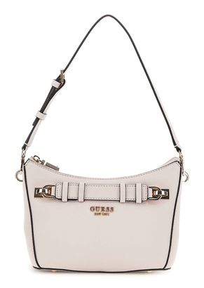 GUESS Gregoria Top Zip Shoulder Bag Stone
