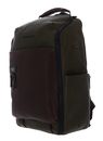 PIQUADRO Harper Travel Backpack Verde / Testa Di Moro