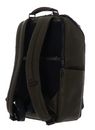 PIQUADRO Harper Travel Backpack Verde / Testa Di Moro