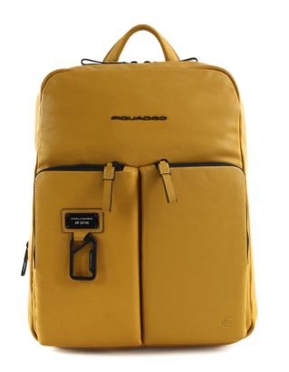 PIQUADRO Harper Slim Exp. Laptop Backpack 14" Giallo