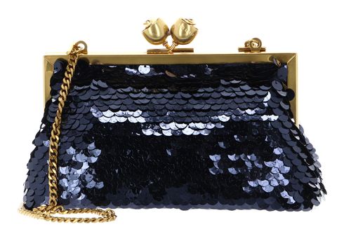 Ted Baker Sequinz Rose Detail Sequin Clutch Bag Navy Ted Baker Sequinz Rose Detail Sequin Clutch Bag Navy
