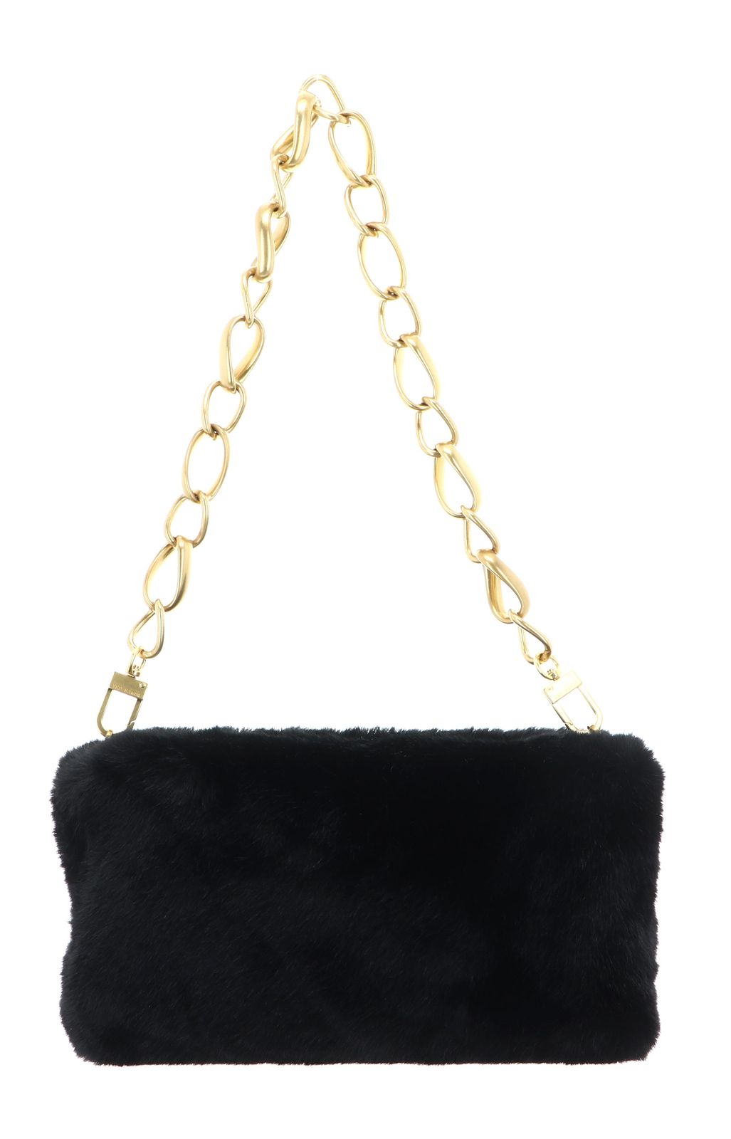 Ted Baker Cuddles Faux Fur Clutch Bag Black