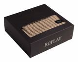 REPLAY Beanie + Scarf Set Light Brown REPLAY Beanie + Scarf Set Light Brown