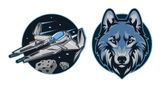 Spaceship+Wolf