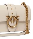 PINKO Love One Mini ST. CL. S Bianco Seta - Antique Gold PINKO Love One Mini ST. CL. S Bianco Seta - Antique Gold
