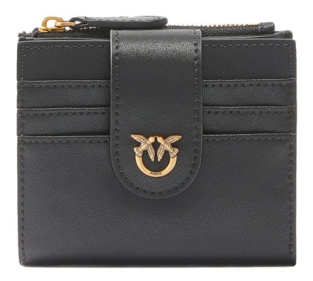 PINKO Multi Purpose Wallet Nero - Antique Gold