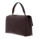 PINKO Love Lady Puff Big CL Sheep Nappa Chevron L Cioccolate Amaro - Antique Gold PINKO Love Lady Puff Big CL Sheep Nappa Chevron L Cioccolate Amaro - Antique Gold