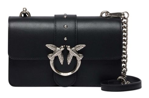 PINKO Love One Mini ST. CL. S Nero - Old Silver PINKO Love One Mini ST. CL. S Nero - Old Silver