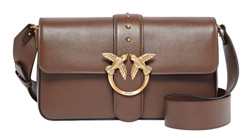 PINKO Love One Classic Slouchy FL L Marrone Castano - Antique Gold PINKO Love One Classic Slouchy FL L Marrone Castano - Antique Gold