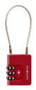 Samsonite TA Revolution CABLELOCK 3 DIAL TSA Red